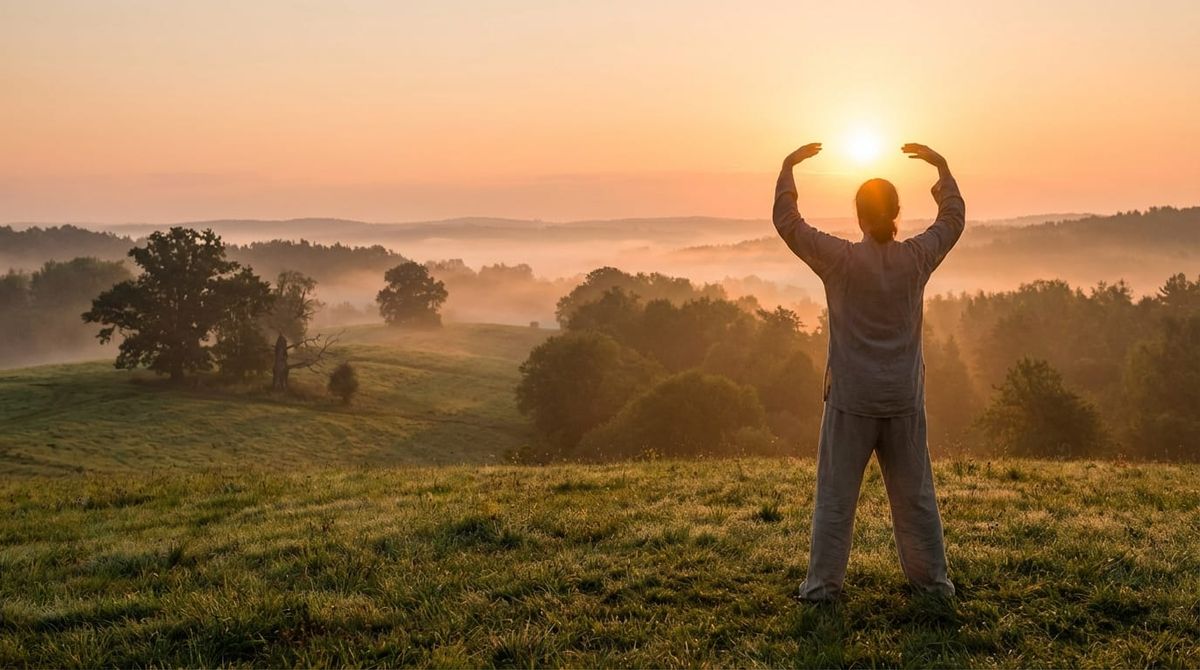 5 Minuten Qi Gong am Morgen — so startest du mit Energie in den Tag