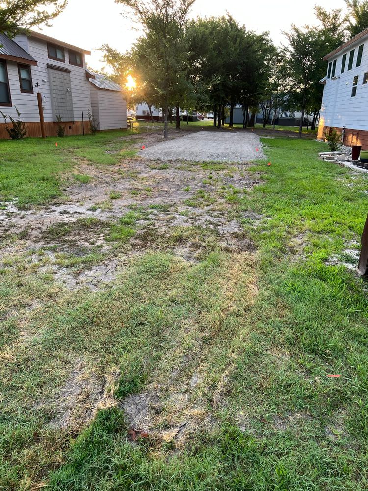 A photo of the empty lot where our tiny home will be delivered, symbolizing the future and the next step in our journey.