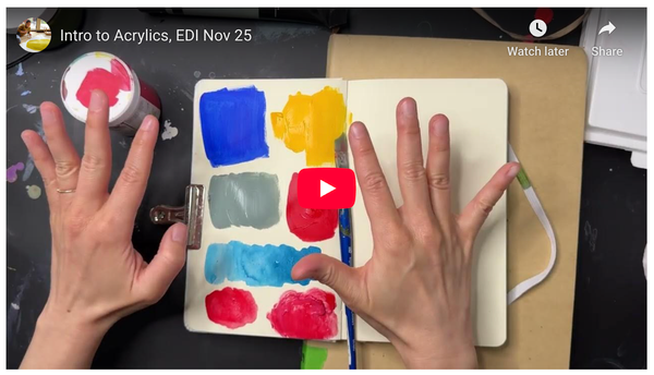 Intro to Acrylics: Video Demo