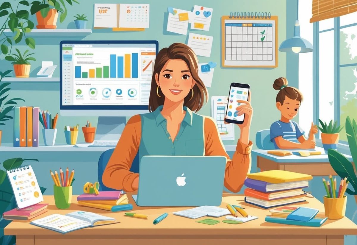 Organizing Tasks For Homeschooling Moms Running A Side Business Made Simple