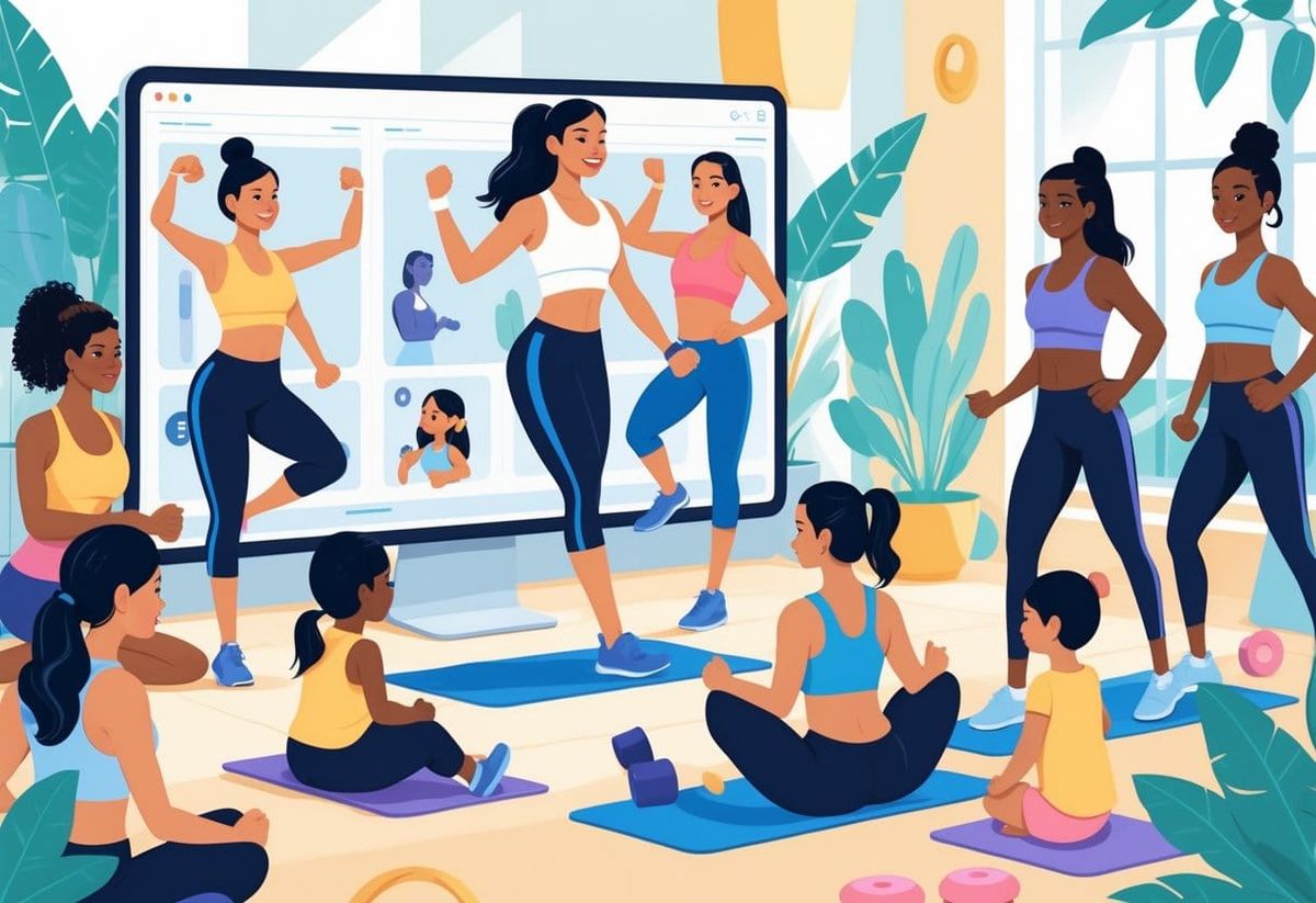 Becoming A Fitness Coach For Moms Using Online Platforms