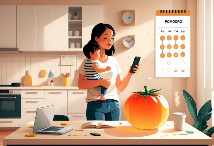 Pomodoro Technique Adaptations For Moms On The Go