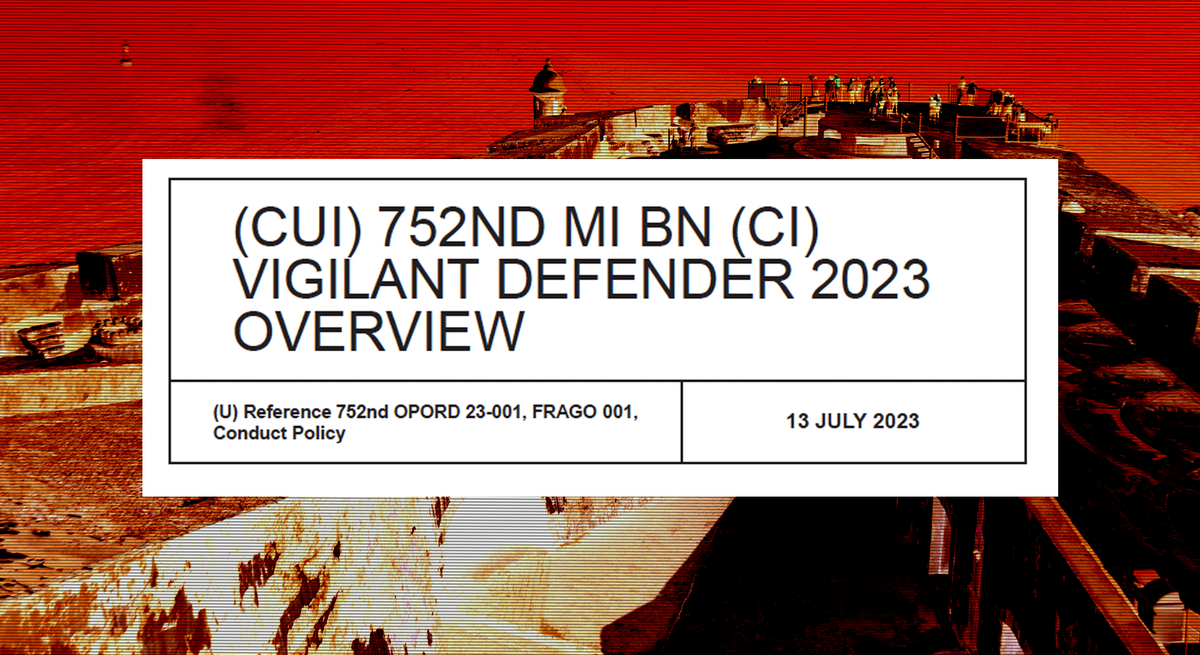 Puerto Rico was an “Exceptional Training Location” for Counterintelligence Exercise, New Documents Reveal