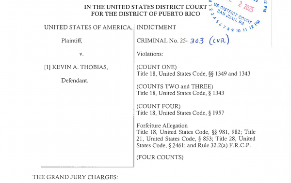 Puerto Rico Tax Break Beneficiary Indicted for Allegedly Manipulating Testosterone Supplement Ratings on Amazon
