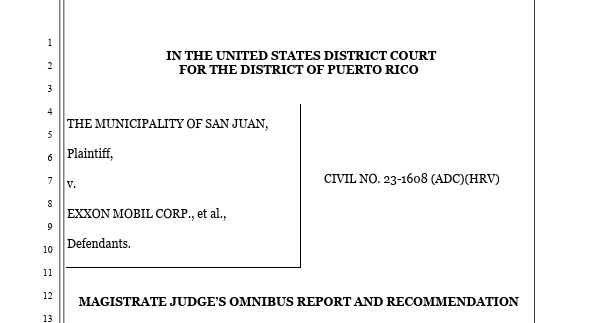 Fossil Fuel Companies Must Face Claims by Puerto Rico's Capital City in Climate Lawsuit, Judge Says