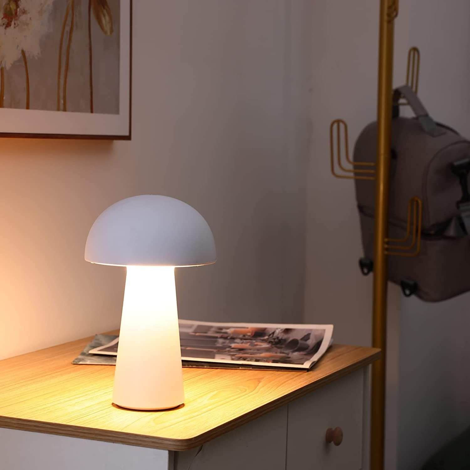 mushroom lamp