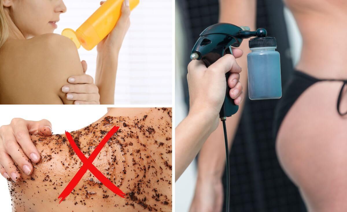 best body wash for spray tans