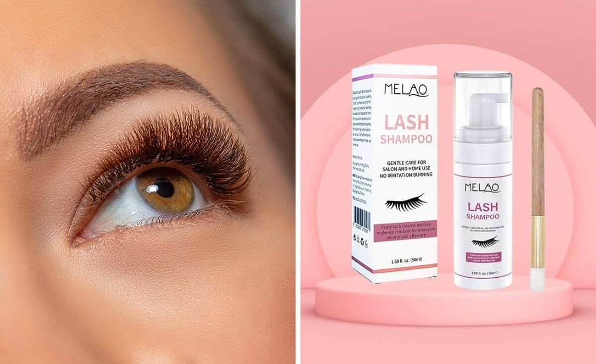 best eyelash extension shampoo