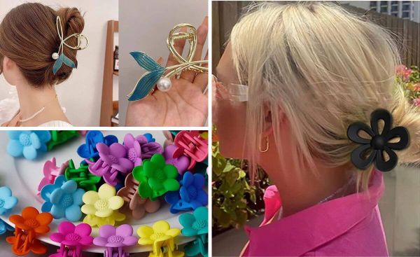 Let Your Hair Do The Talking: Style With a Flower Claw Clip