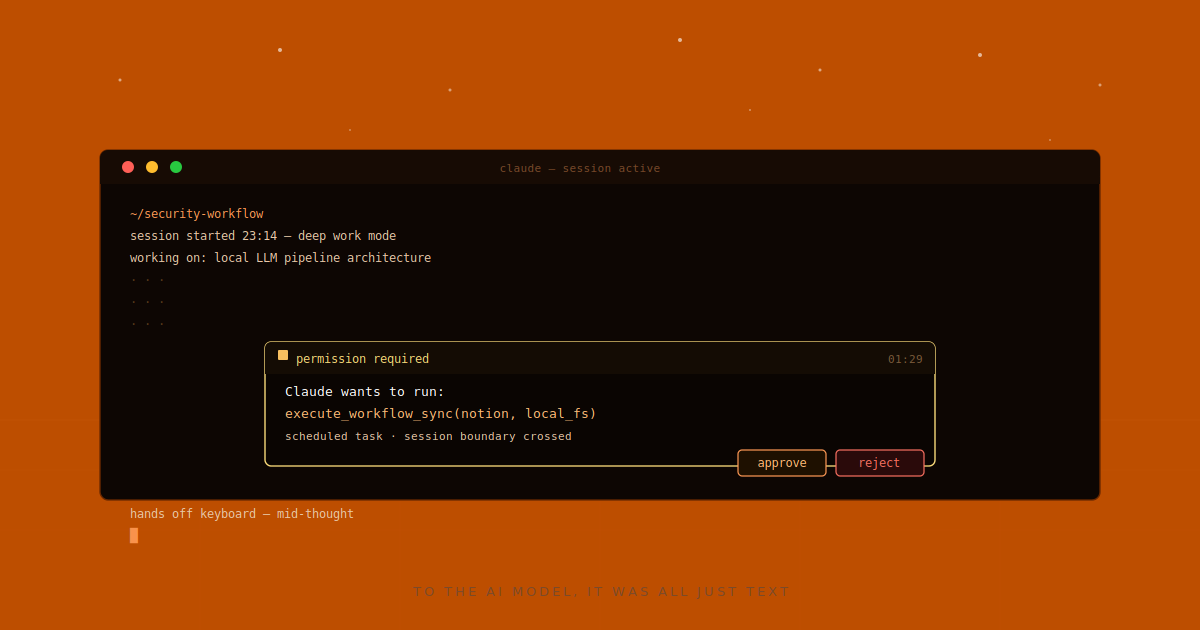 To the AI Model, it was all just text.