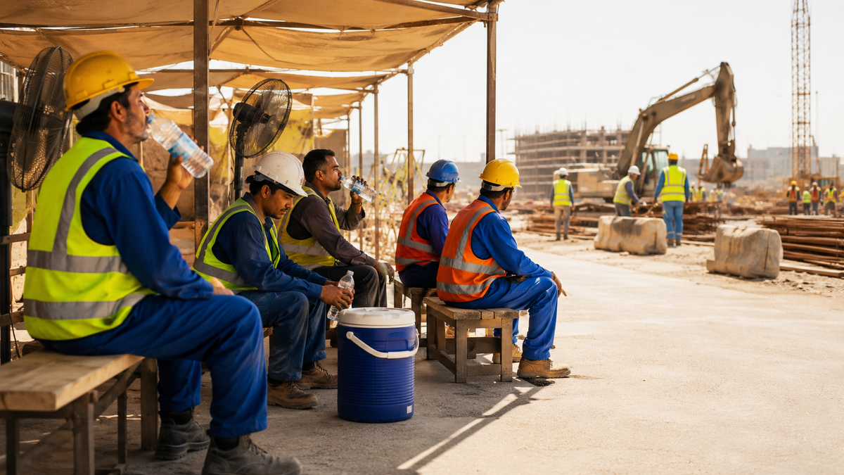 UAE Midday Outdoor Work Ban Returns for Summer 2026