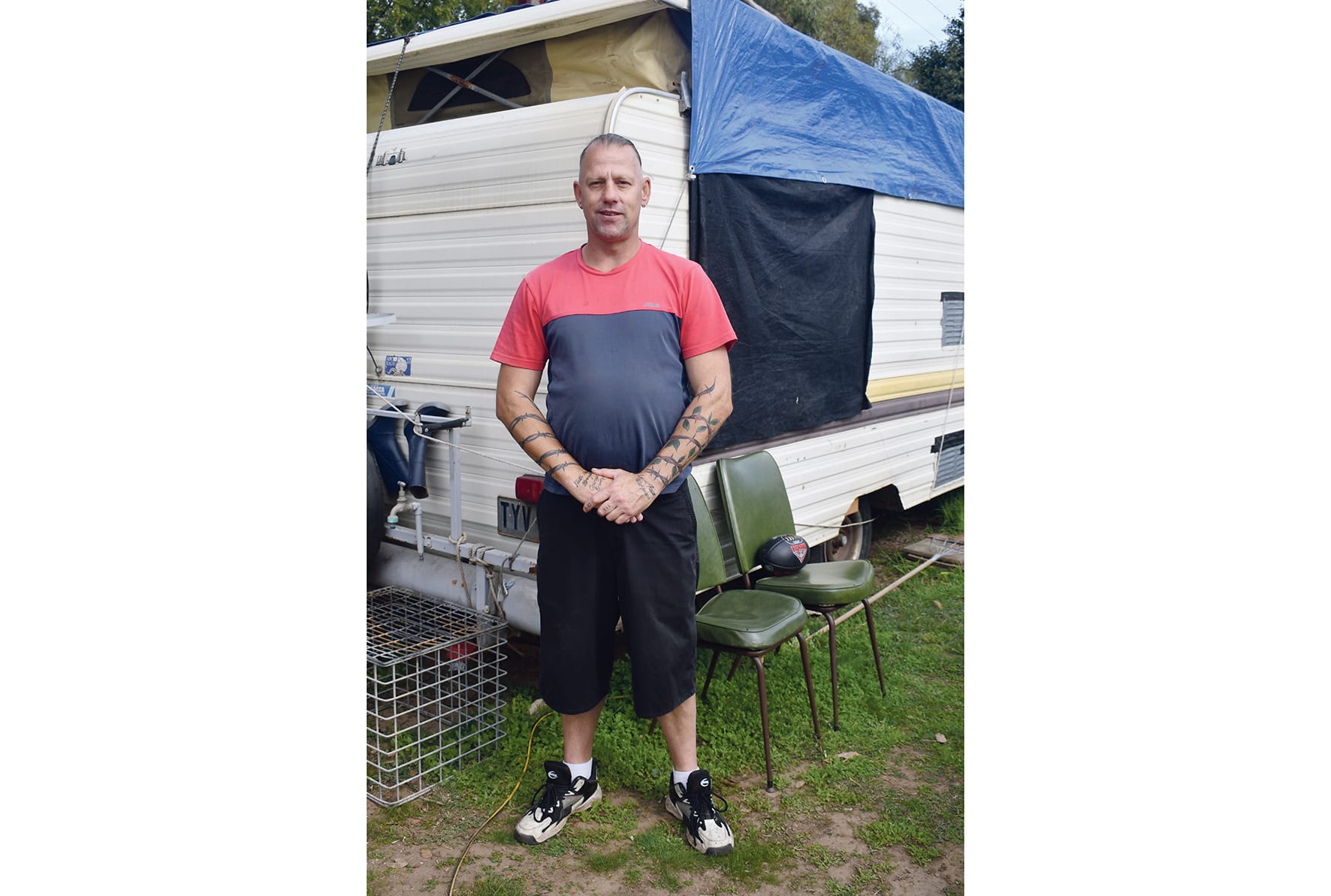 Dad seeks a home for his family