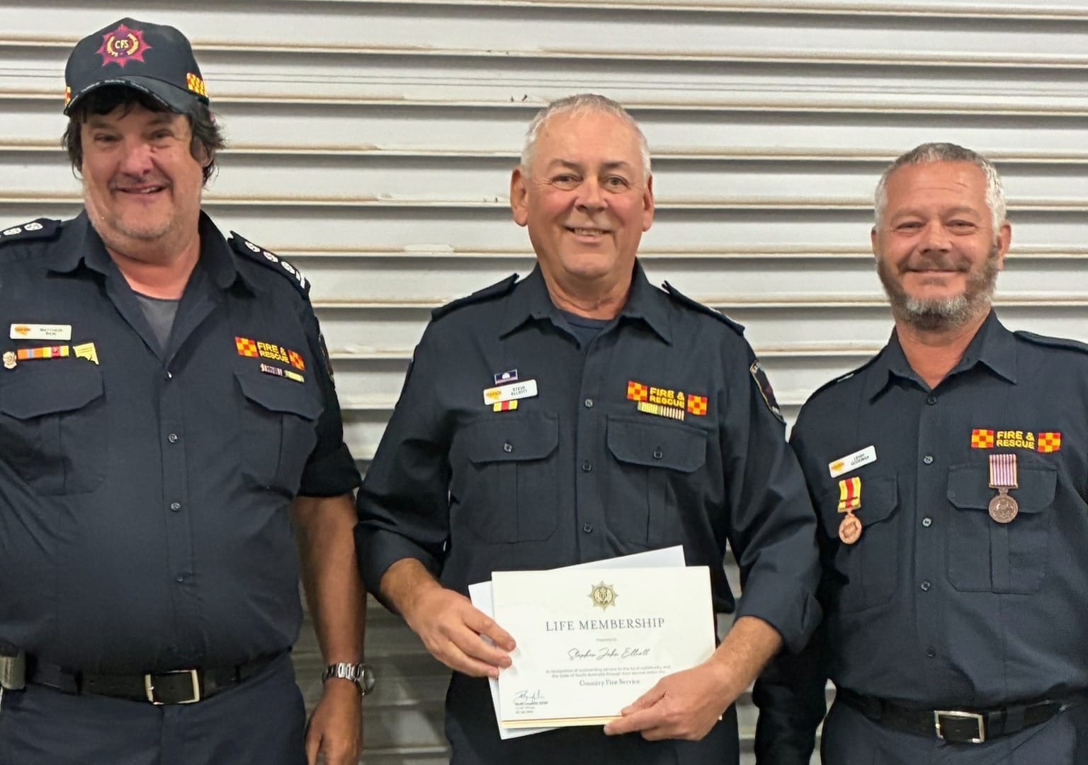 CFS honour life members across the Barossa