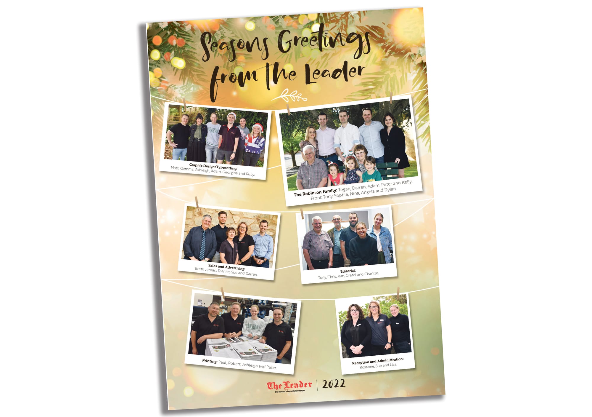 Thank you from the team at The Leader