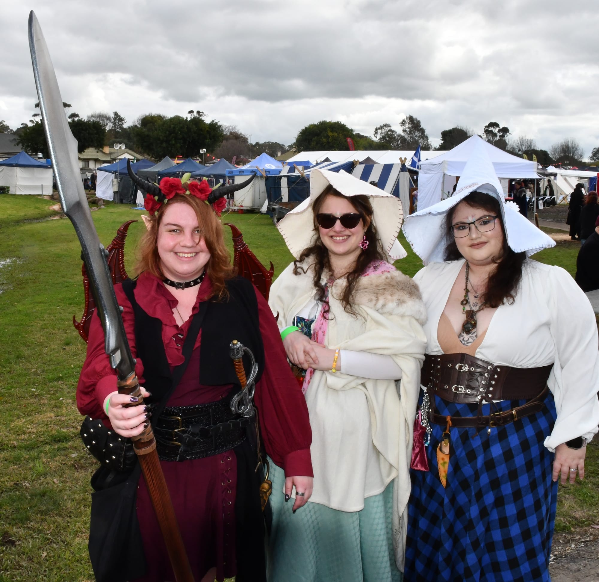 Inner knights unleashed at Barossa Medieval Fair