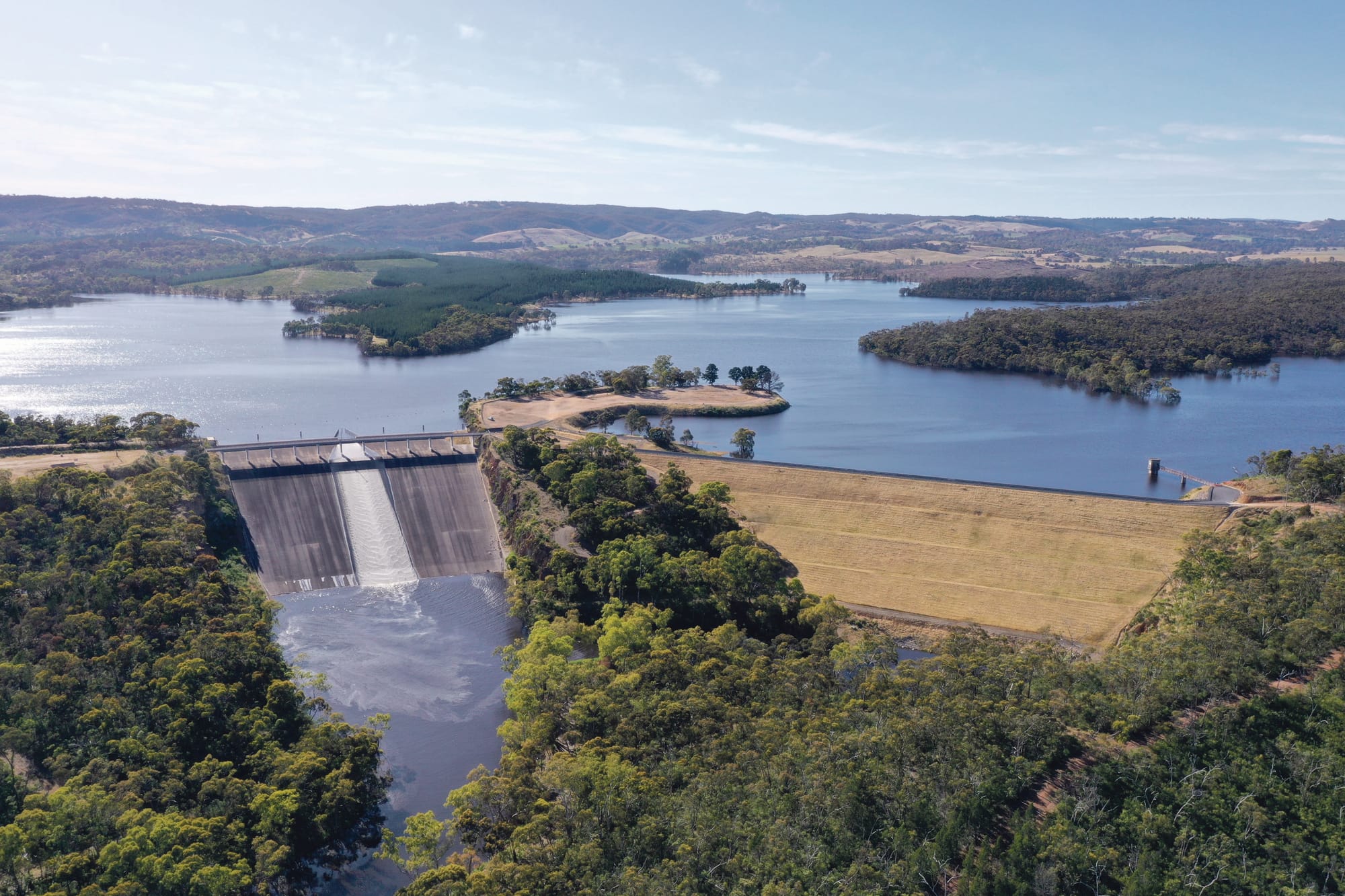 South Para spillway in action