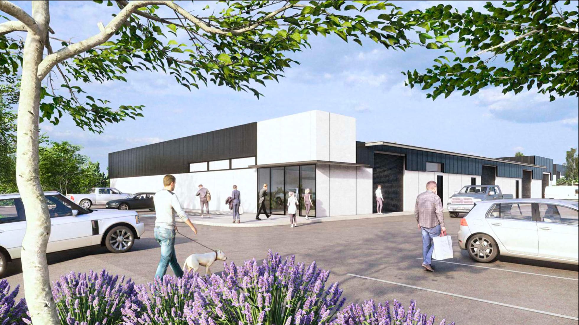 Proposed Nuriootpa warehouse facility at road block