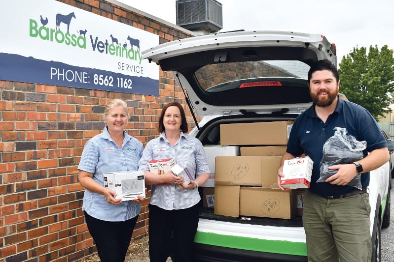 Collecting goods for injured wildlife