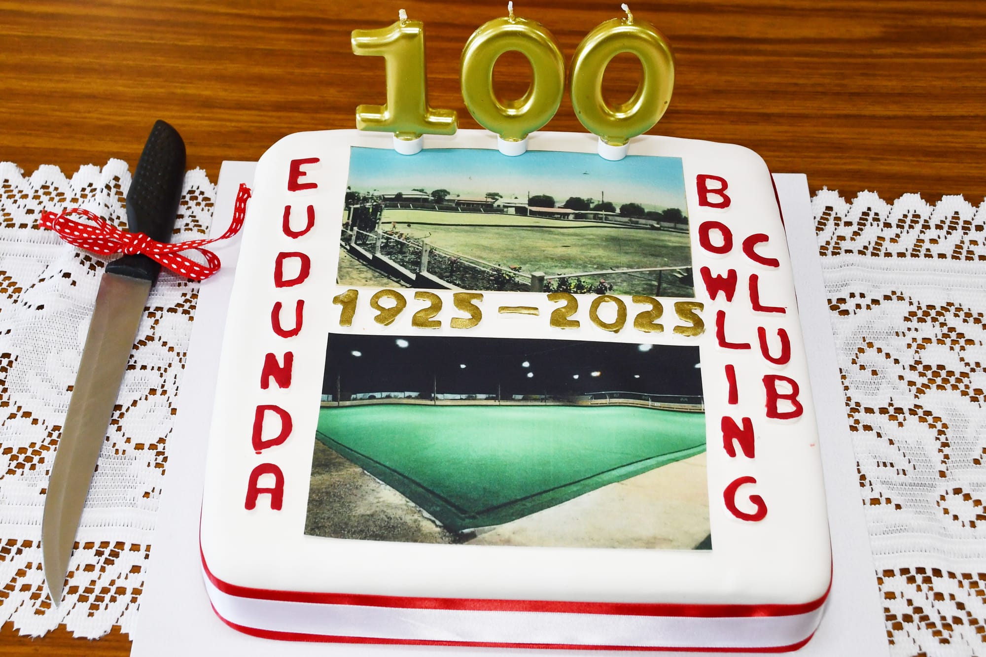 No birthday celebration is complete without a cake, this one displayed the old and the new.