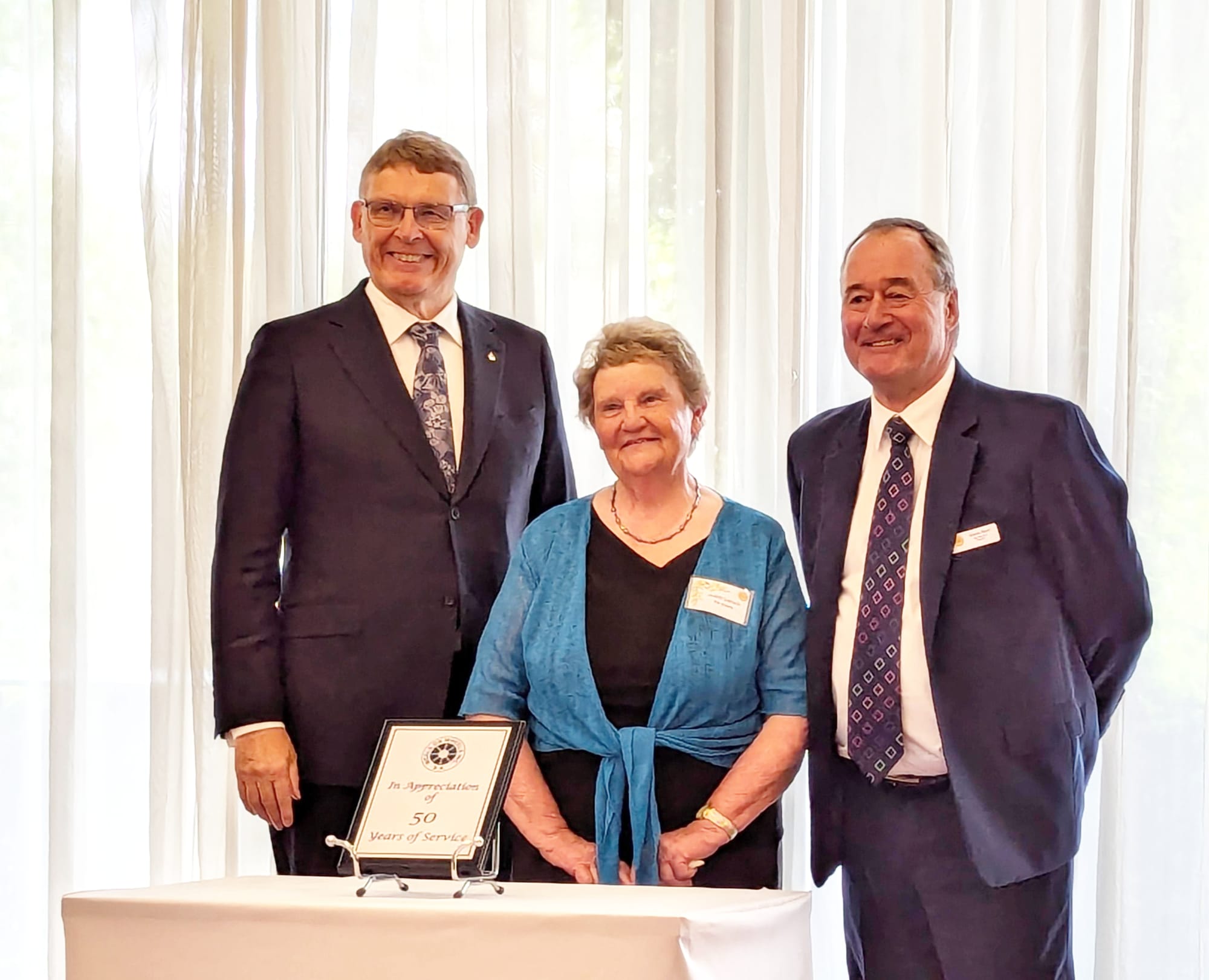 Judy's 50 year milestone with