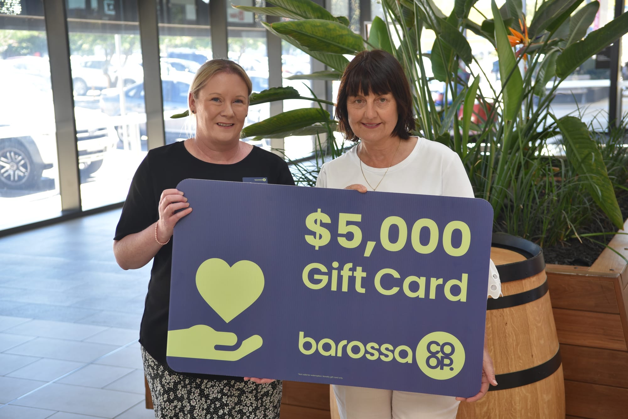 Big Barossa Co-op prize for Natalie