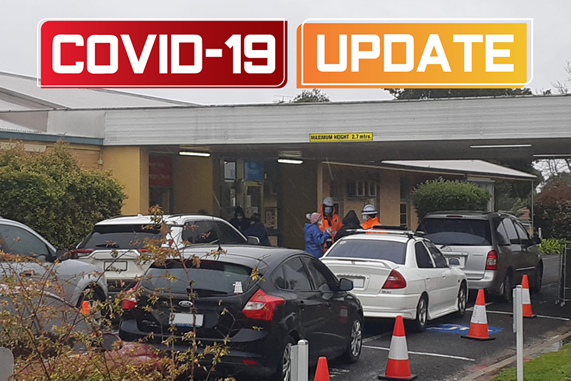 Two new cases today, two lanes open at Tanunda testing clinic