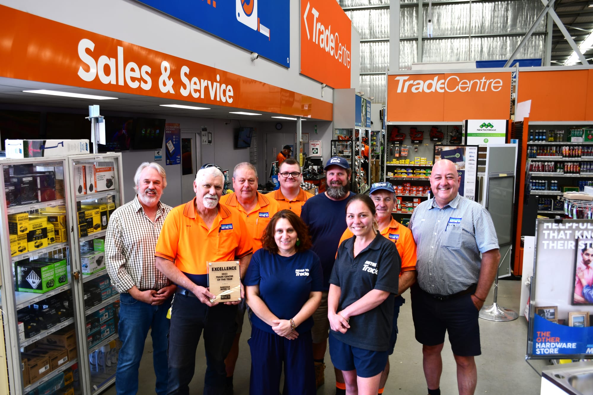 Barossa Mitre 10 wins National Trade Centre Award