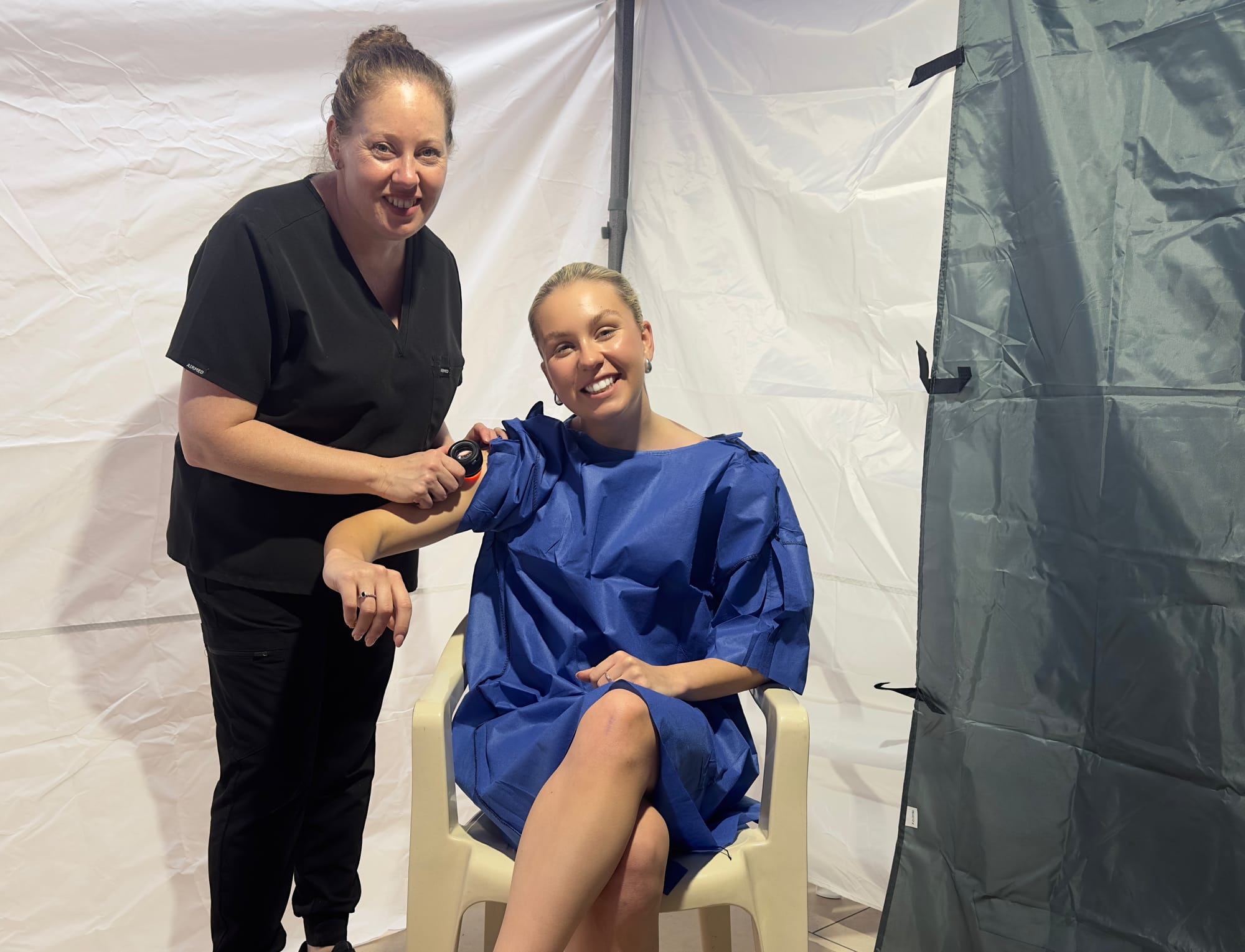 Gretel goes...to get a skin check