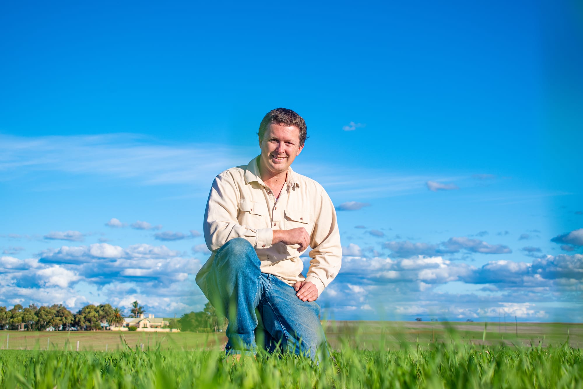 Rainfall brightens farmer morale