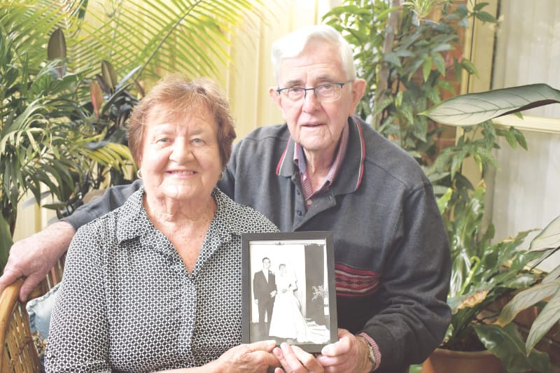 Celebrating their Diamond Anniversary