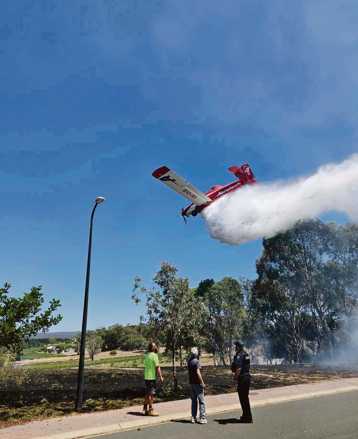 Two hectares burnt at Williamstown