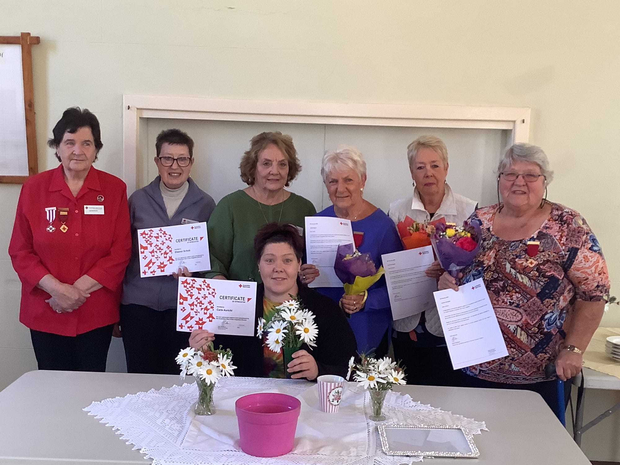 Red Cross members awarded for dedication