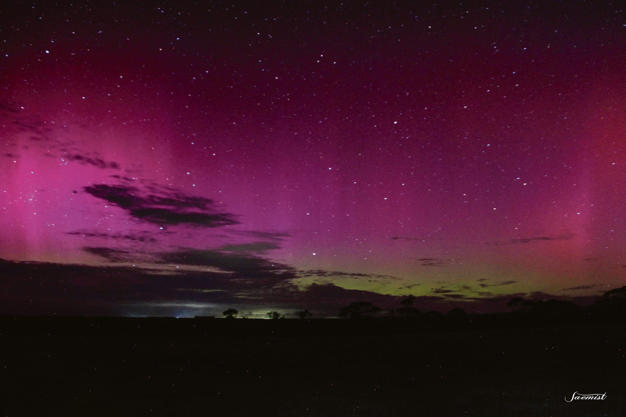 Aurora Australis captured at Cambrai
