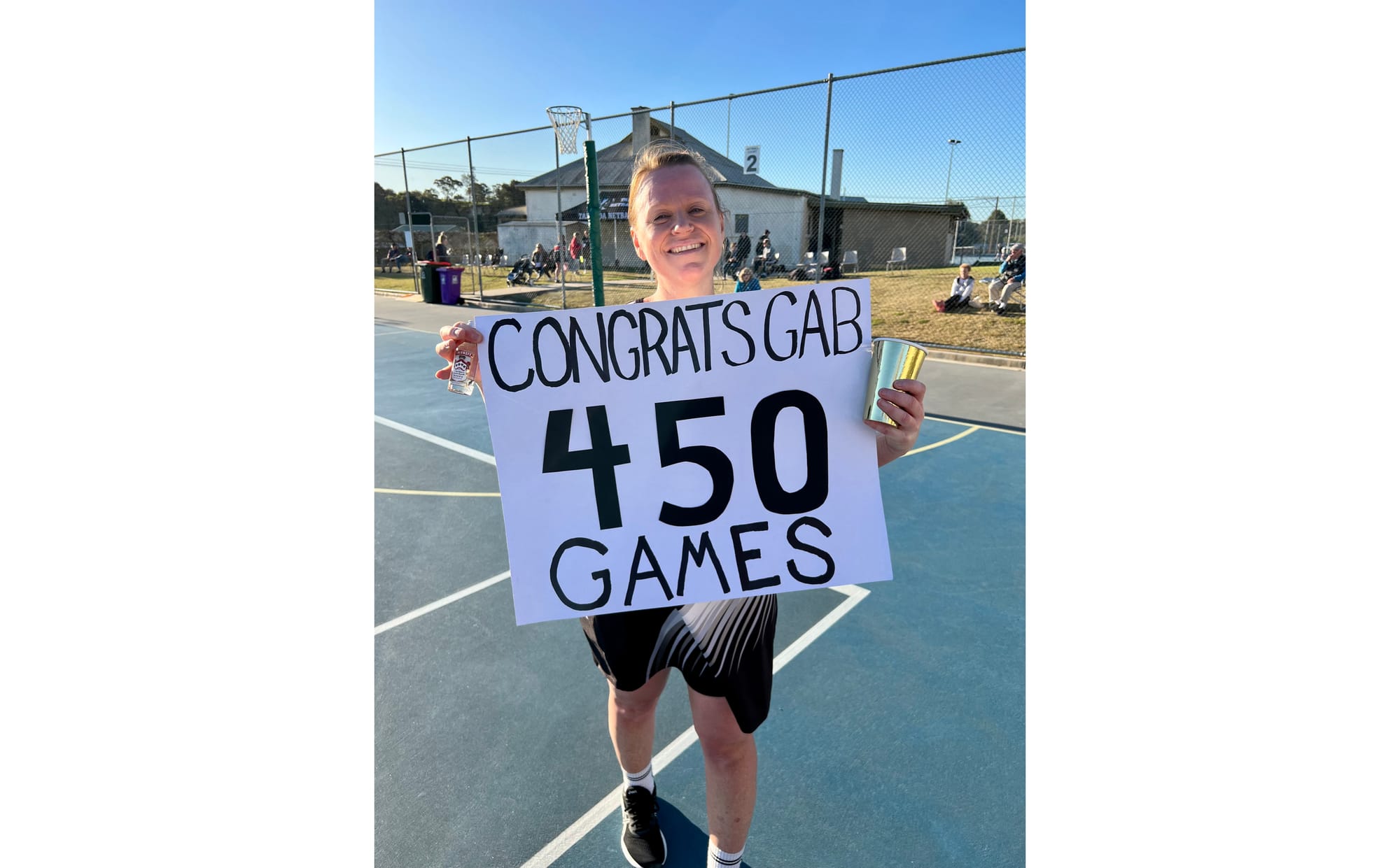 Gabrielle reaches 450 games