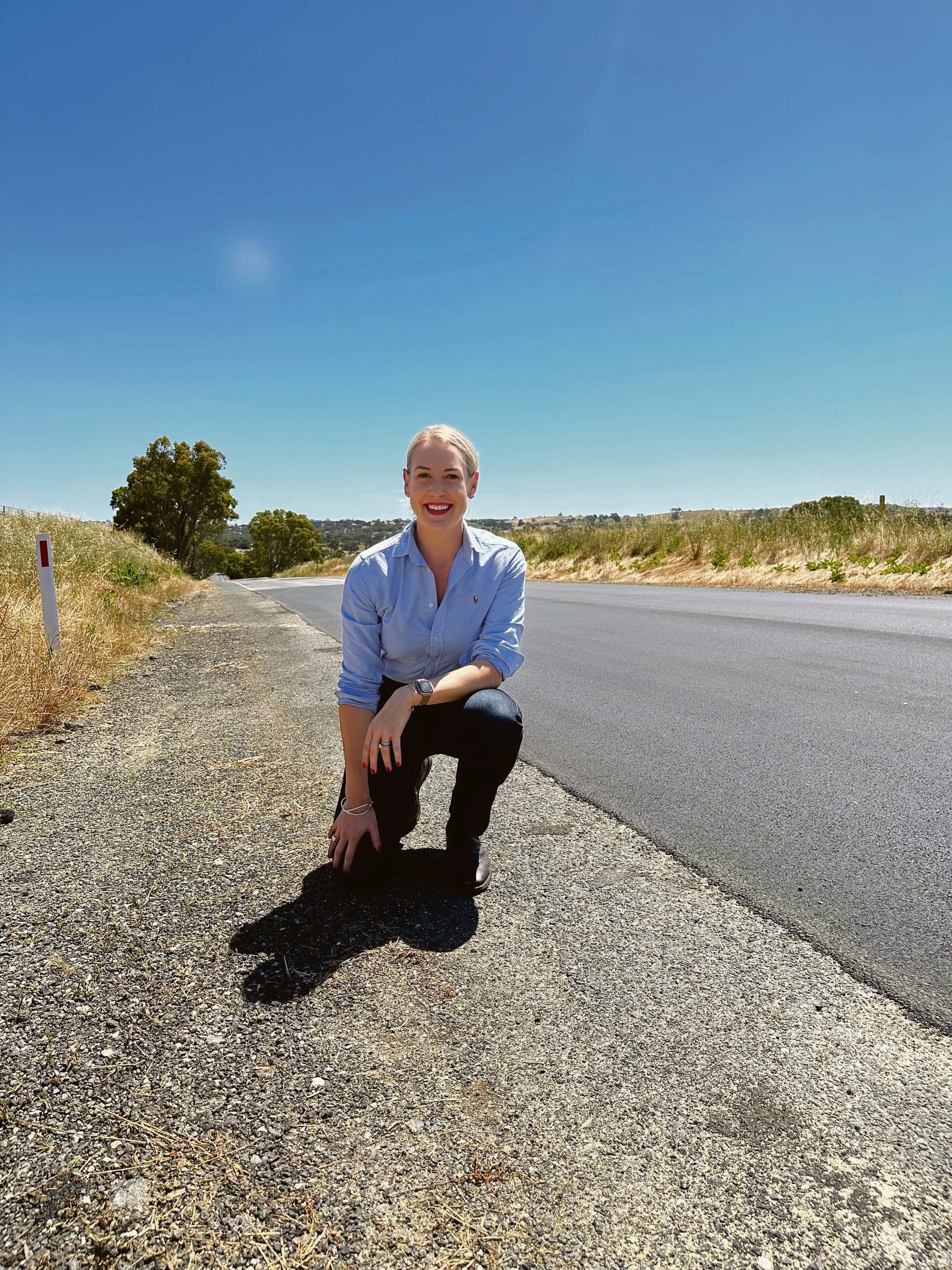 Eden Valley Road being repaired