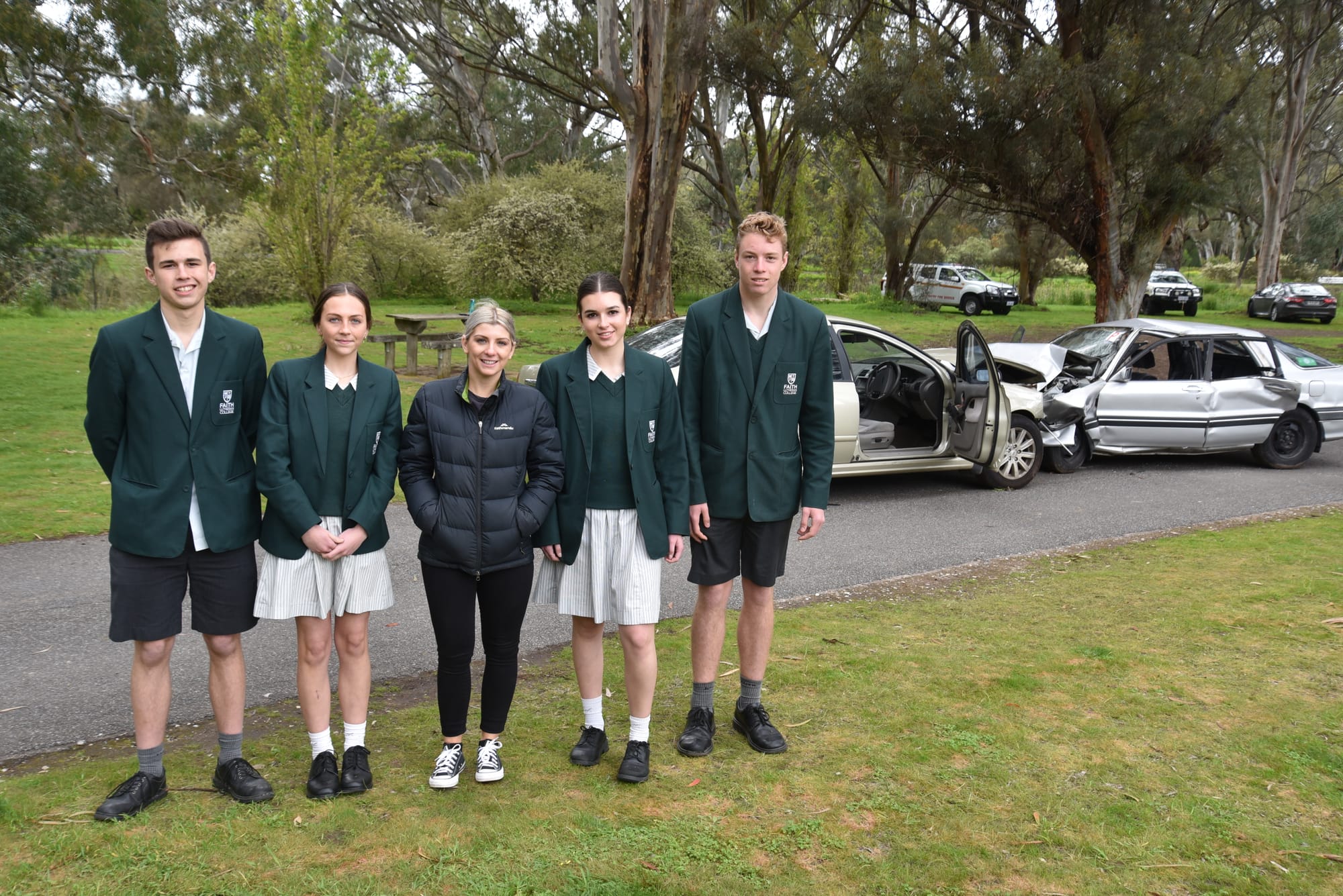 Students educated in real life road trauma