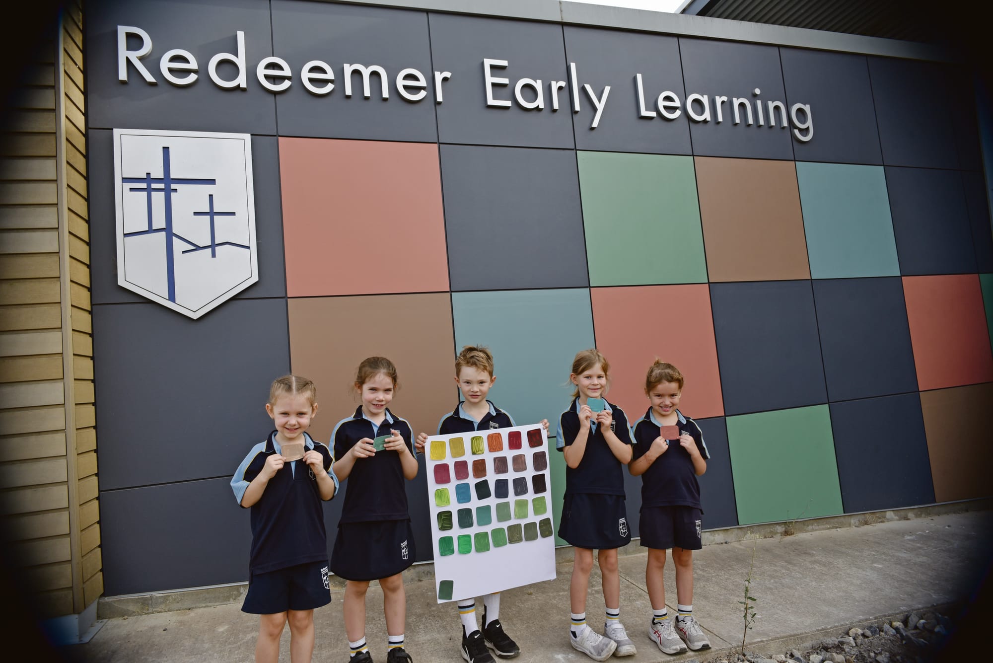 Colours of the Earth paint Redeemer ELC