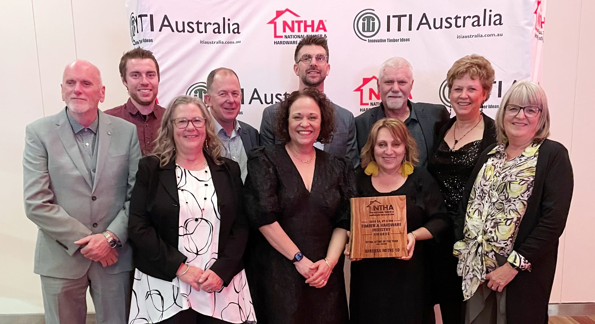 Barossa Mitre 10 building a trophy cabinet