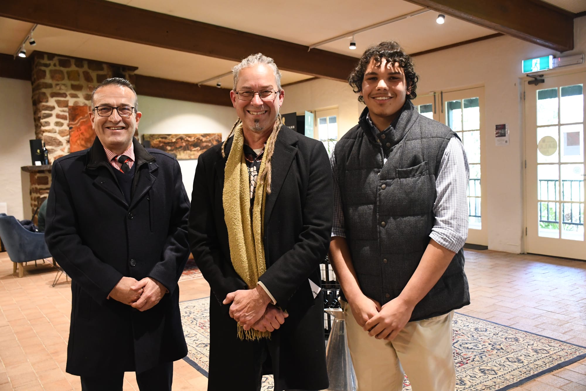 SALA opening: Perlanem Mwerna, “We Walk” at Peter Lehmann Wines