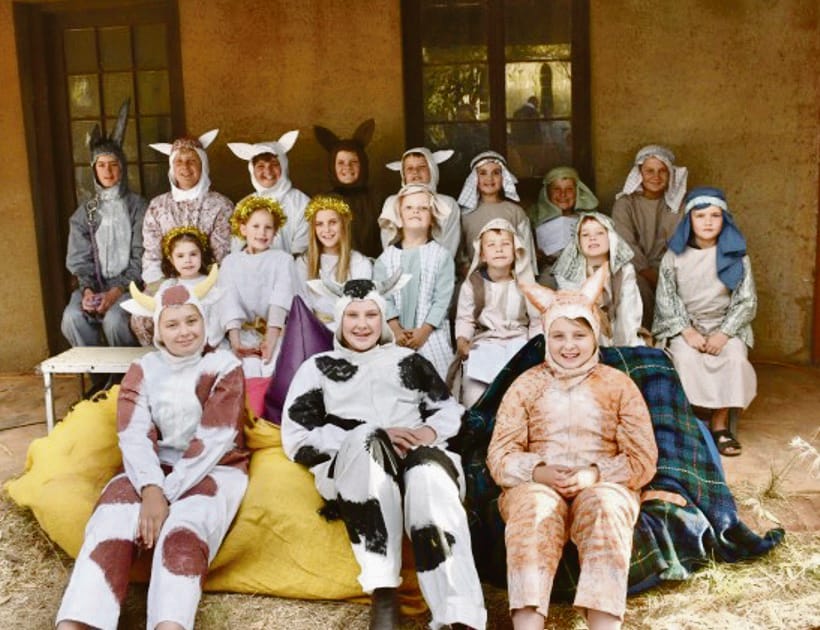 The whole Nativity at Neales Flat, Peep Hill churches