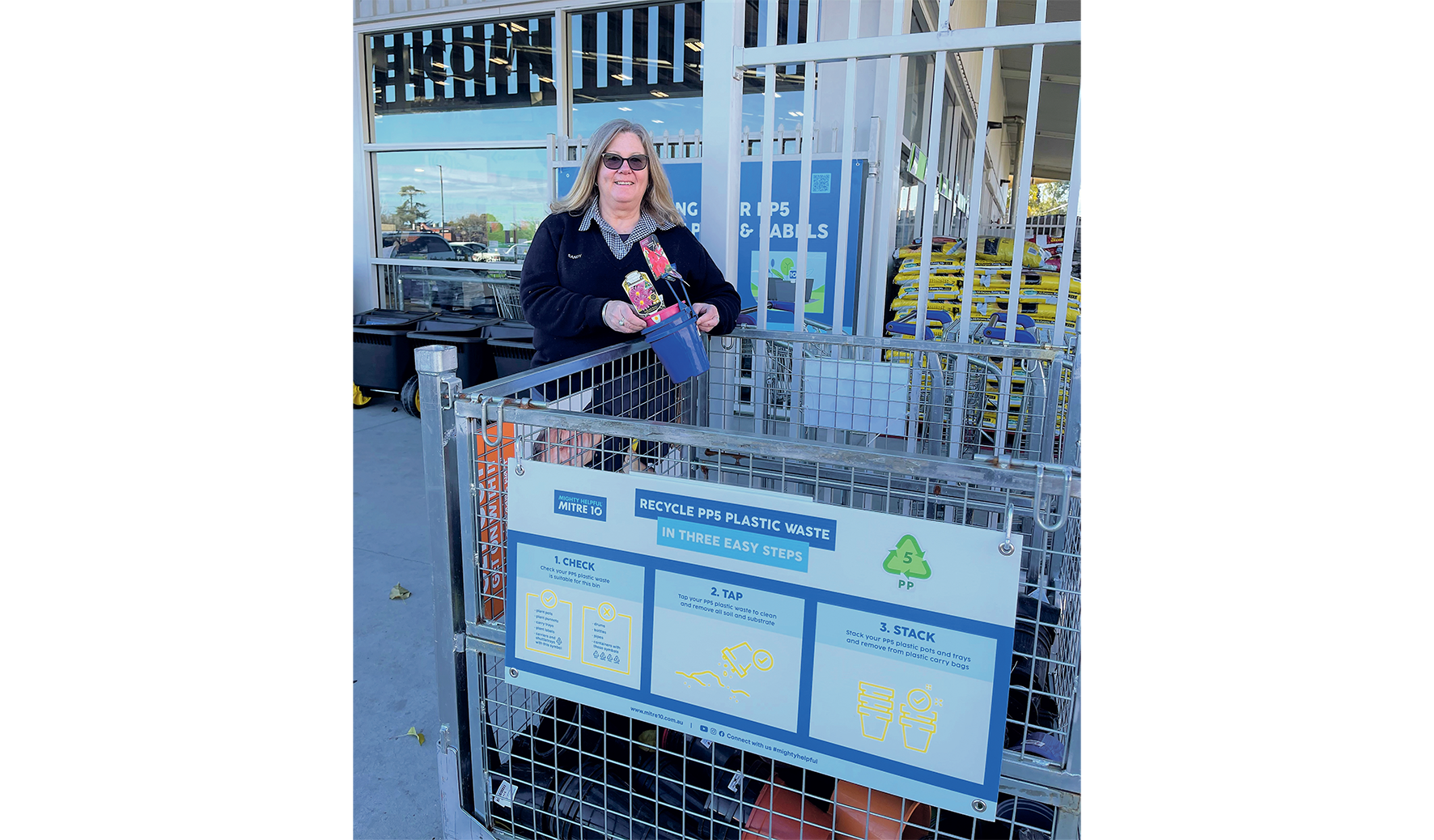 Recycling gone to pot at Barossa Mitre 10