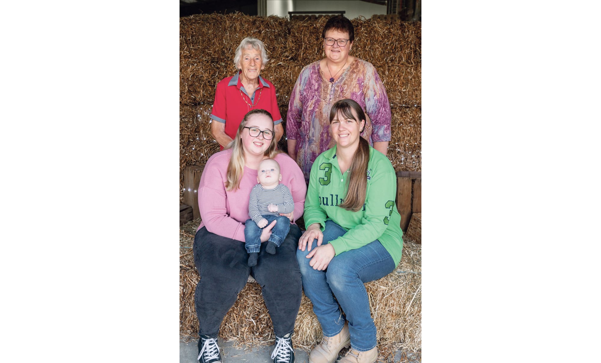 Four generations of Mums