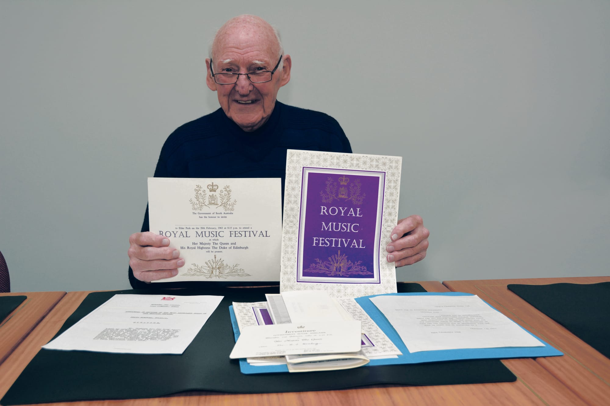 Robert remembers when he sang for the Queen