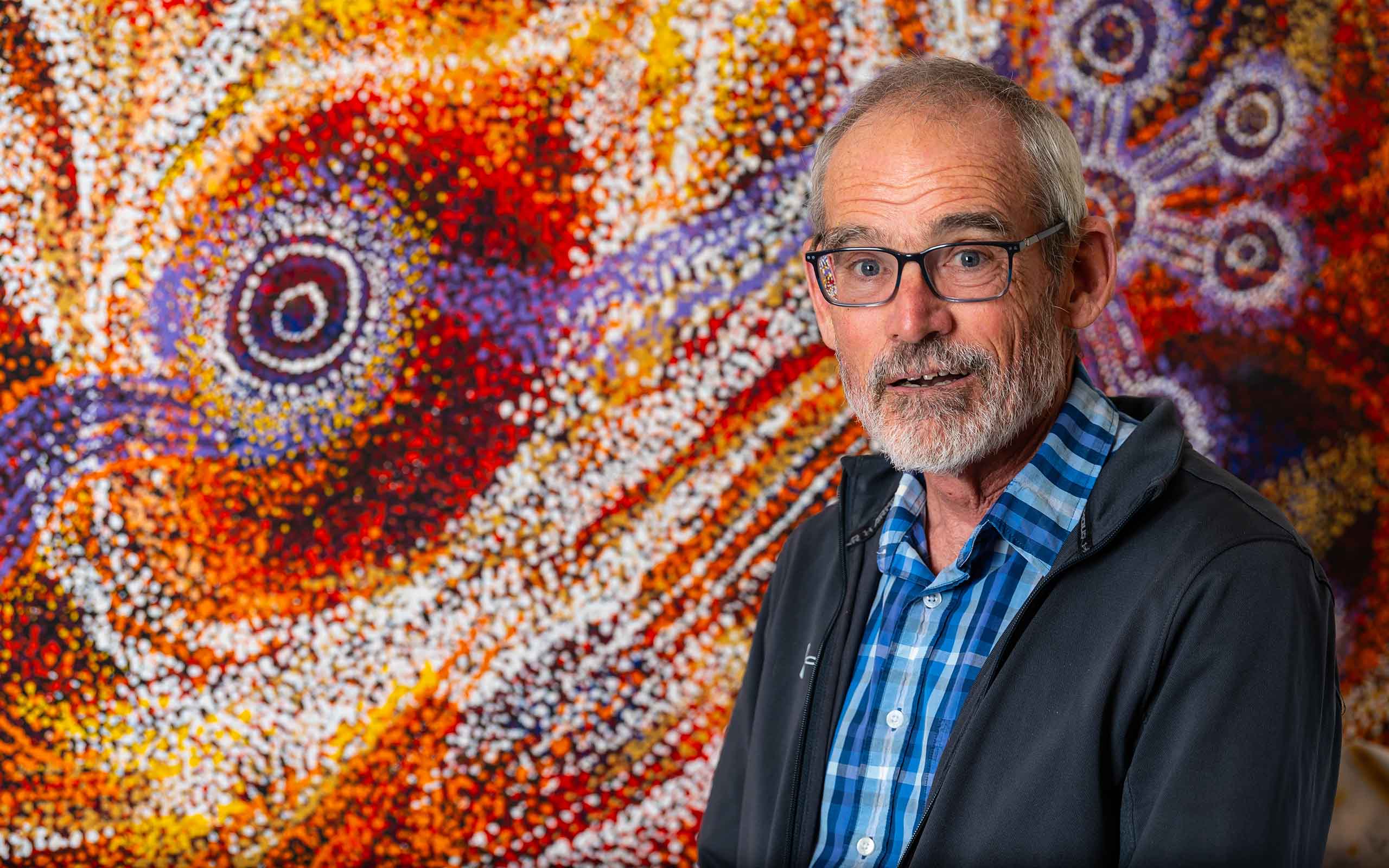 One foot in front of the other