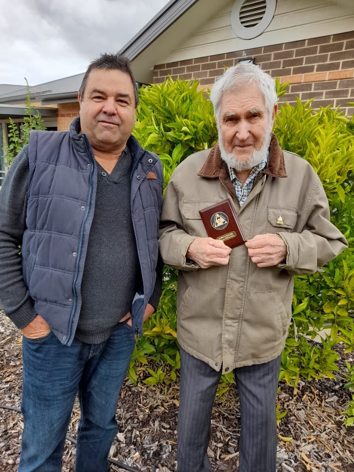 50 year award to Ken Schliebs