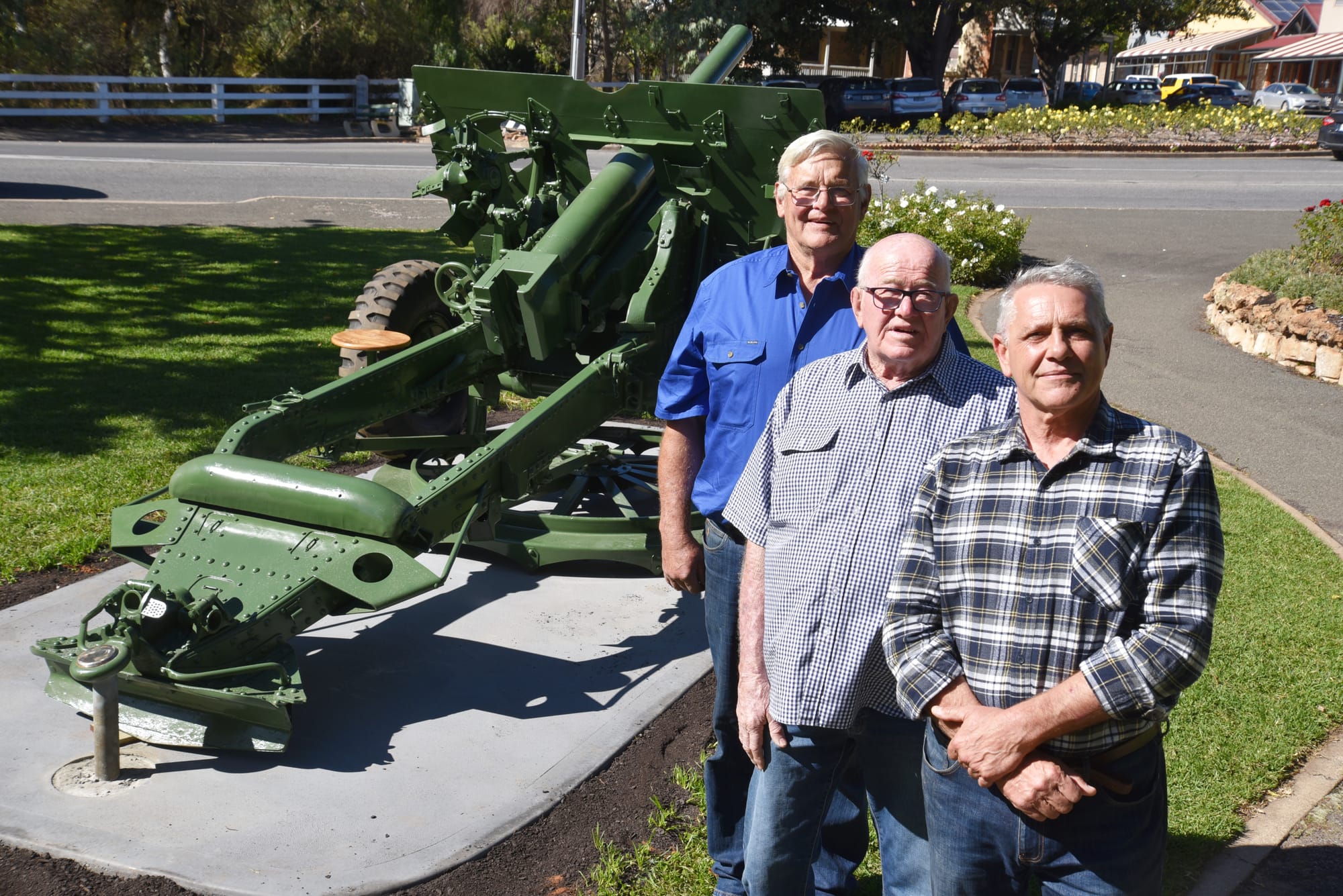 WWII Field Gun restored and relocated