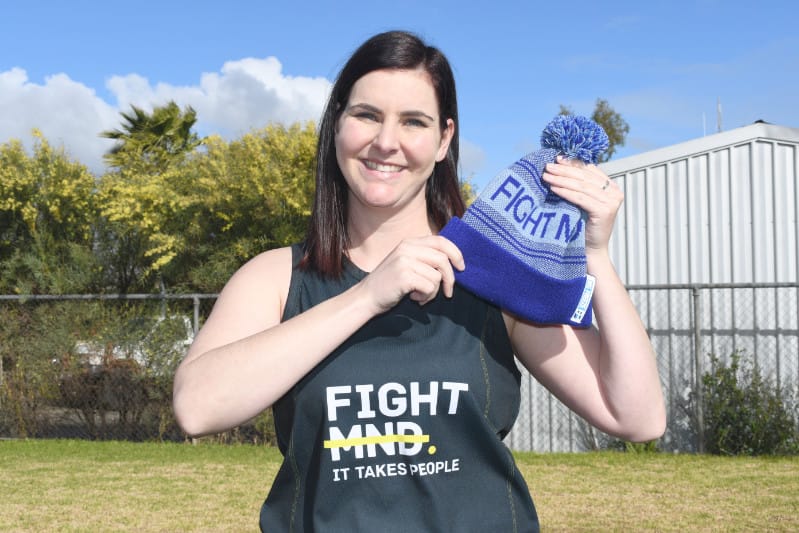 Emily raised $3,700 during MND challenge