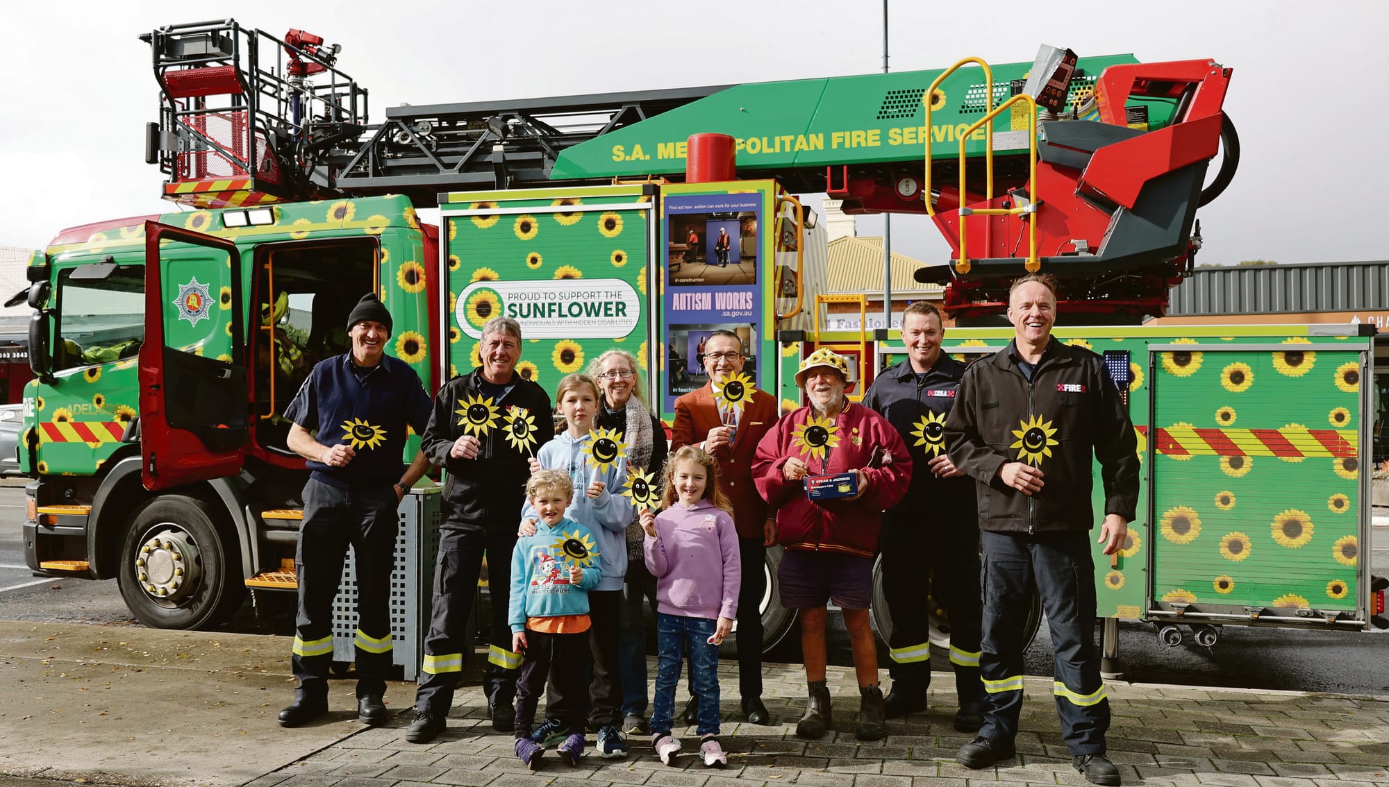 Sunflower fire truck a hot success