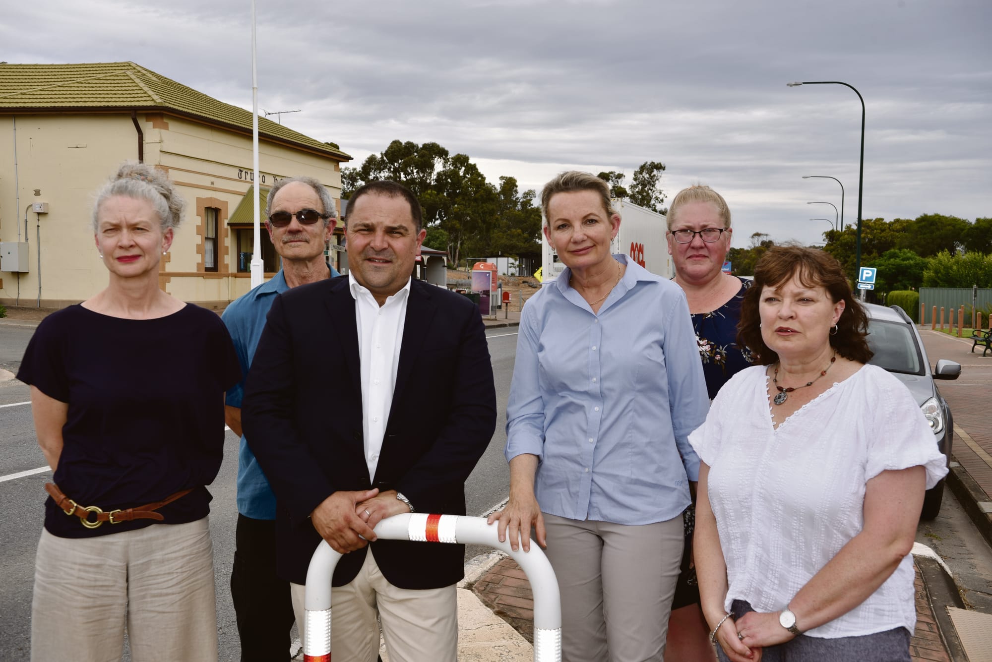 Deputy Coalition Leader addresses disappointed locals at Truro