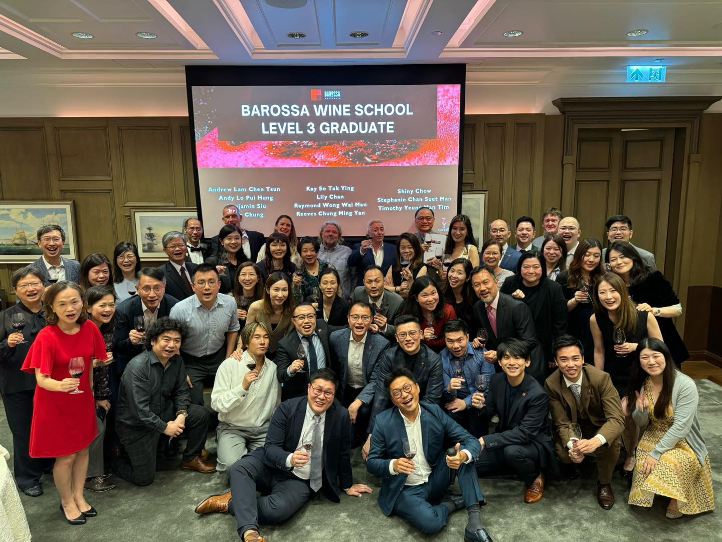 Cheers for Barossa Wine School graduates in Hong Kong